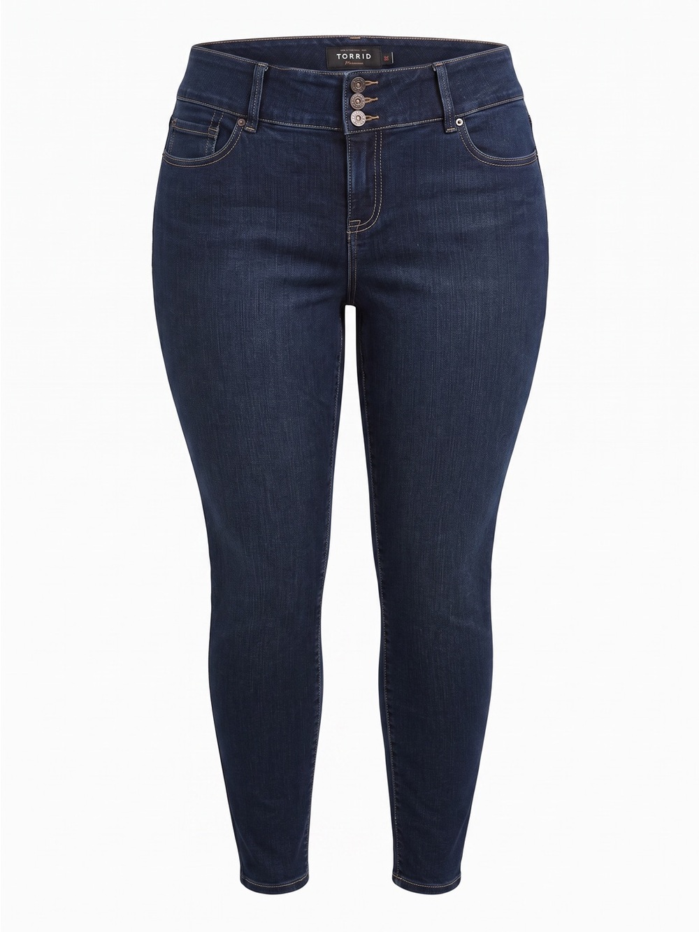 torrid Deep Indigo High-Rise Skinny Jeans